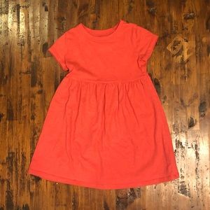 Old Navy Peach Summer Short Sleeve Cotton Dress 3T